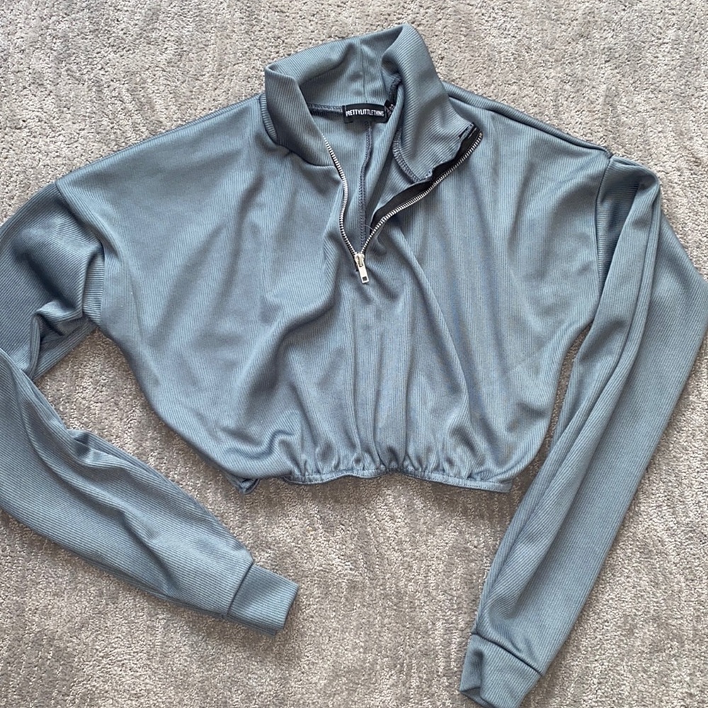 PLT cropped pullover